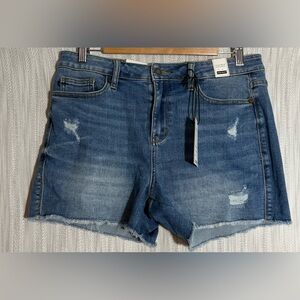 Judy Blue Distressed Denim Jean Shorts